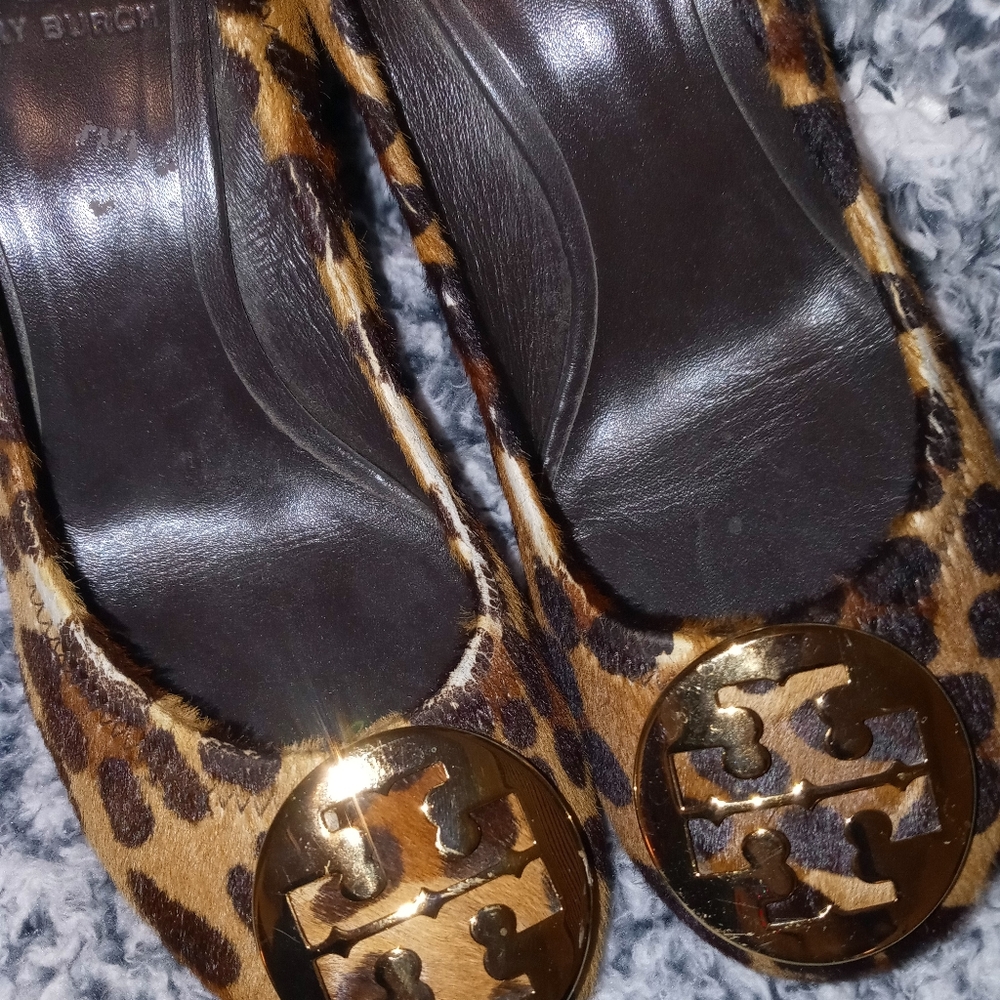 Tory Burch Animal Print Heels